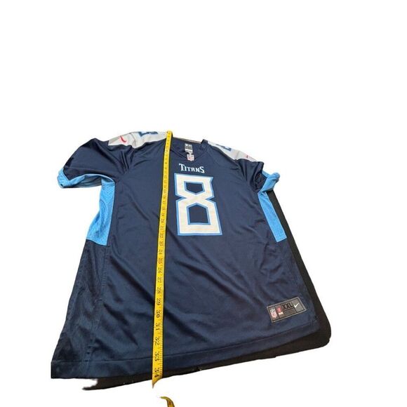 Nike Mariota NFL Titans Jersey #8 Navy Blue XXL - Picture 5 of 11